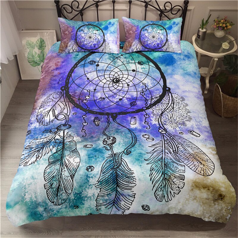 Monivärinen Dream Catcher Pussilakana