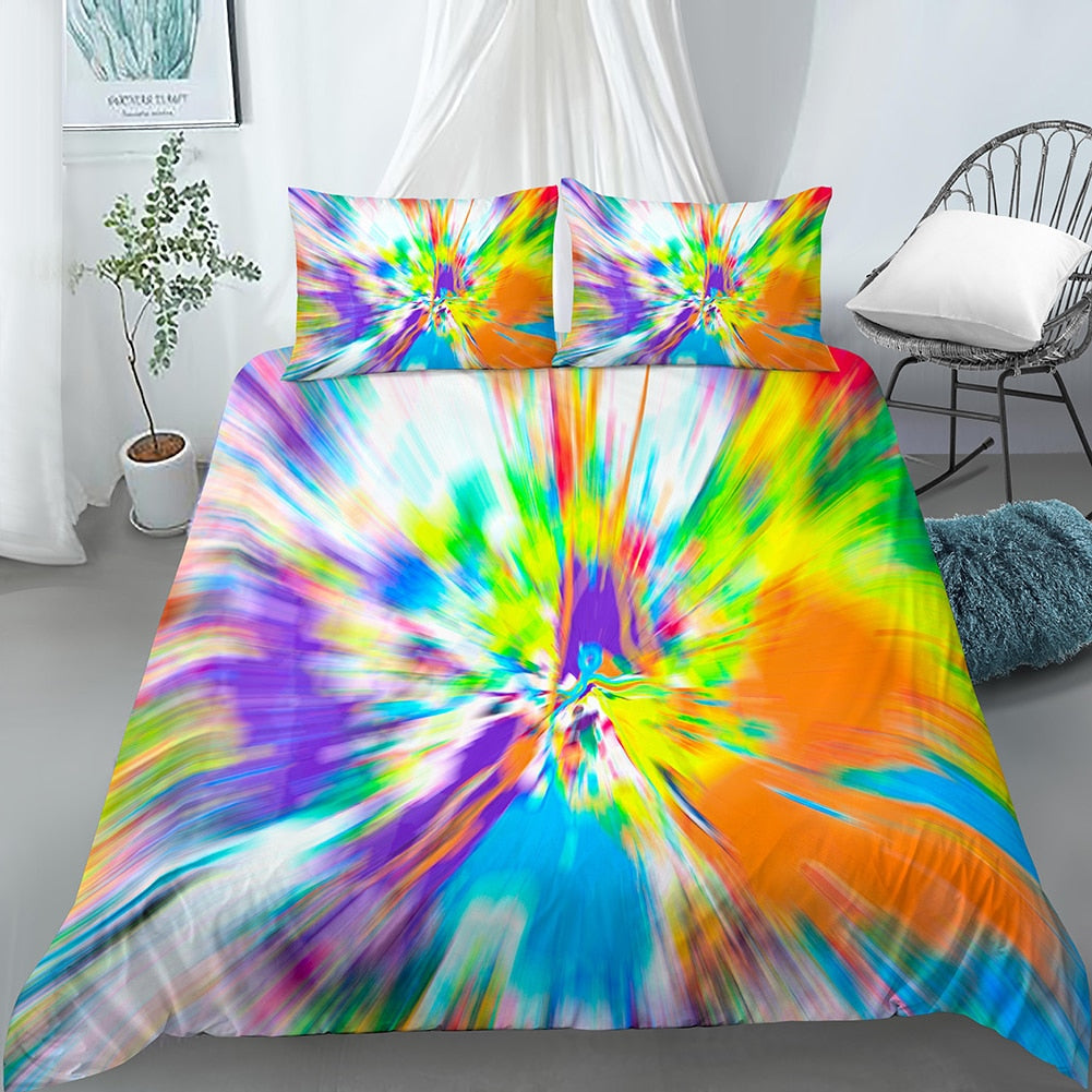 Monivärinen Pussilakana