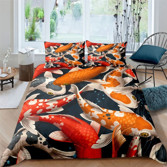 Musta Koristeellinen Karppipussilakana