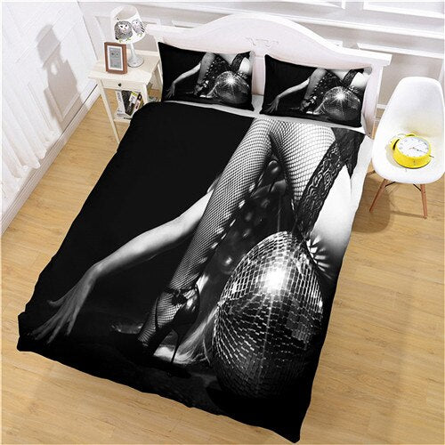 Musta Seksikäs Disco Pussilakana