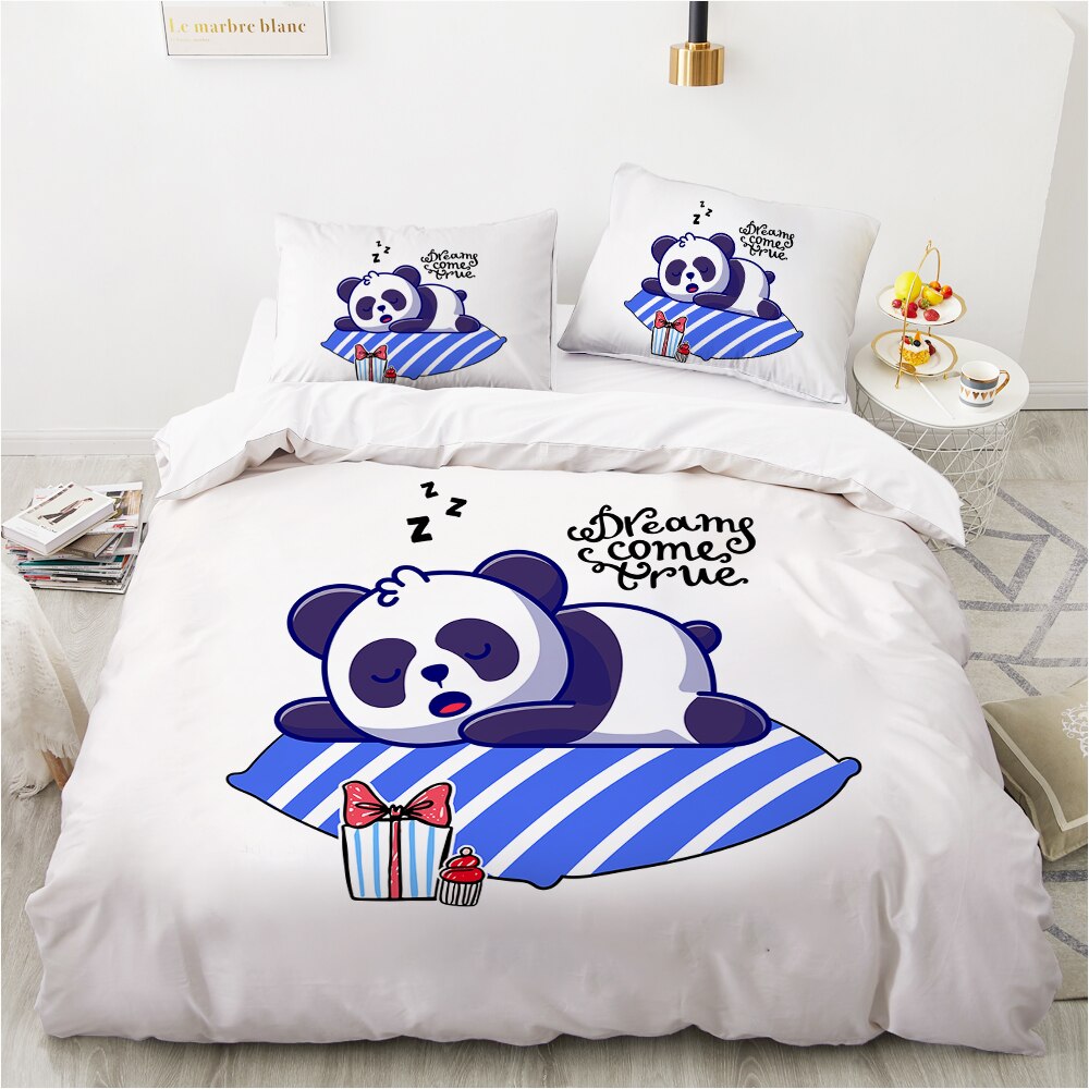 Suloinen Panda Sleeping Pussilakana