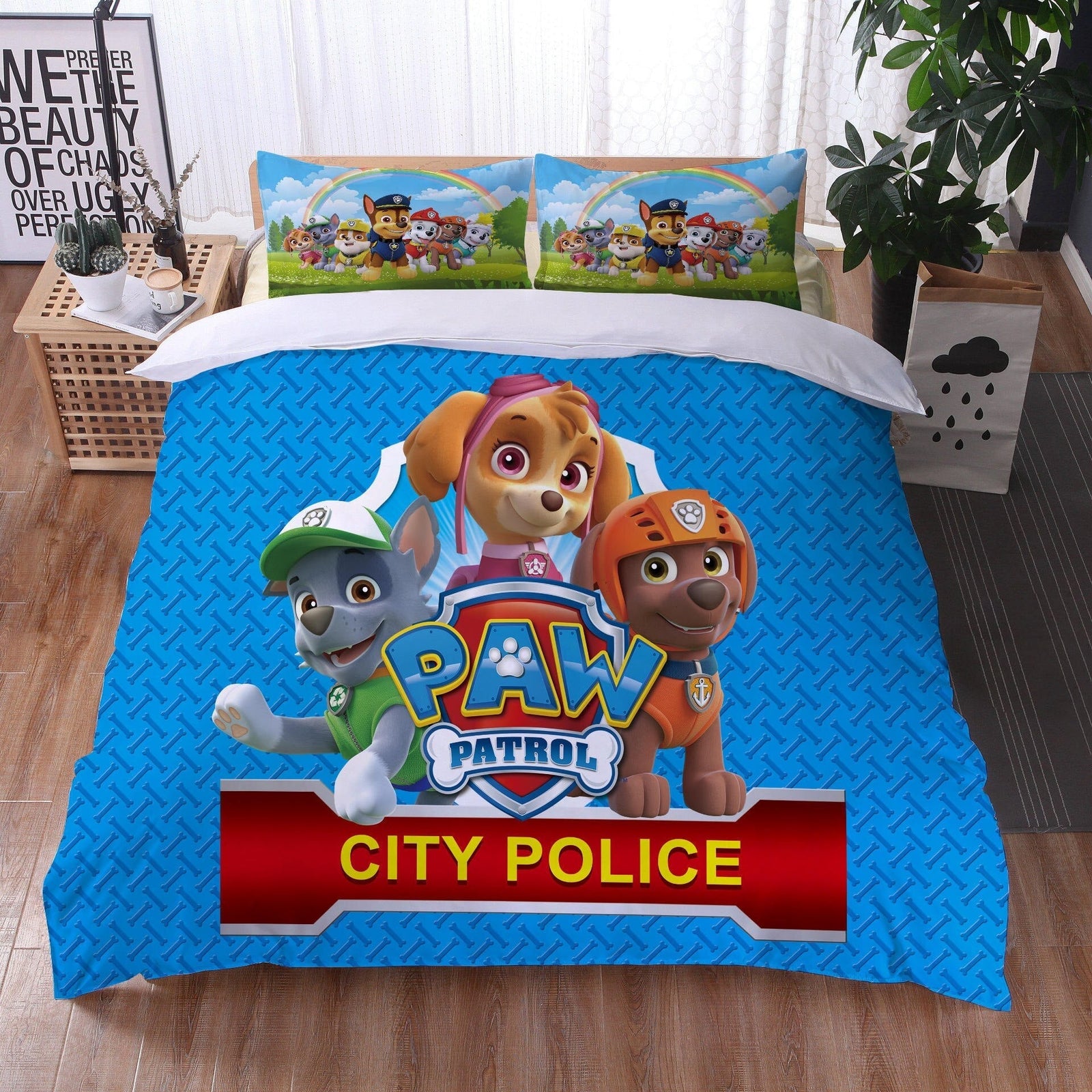 Paw Patrol Rocky Stella Ja Zuma Pussilakana