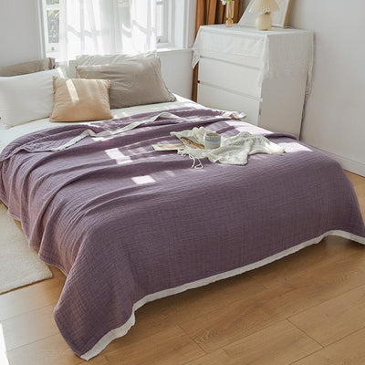 Purppura Puuvillainen Sideharsopussilakana