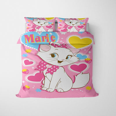 Vaaleanpunainen Pussilakana The Aristocats Marie Hearts