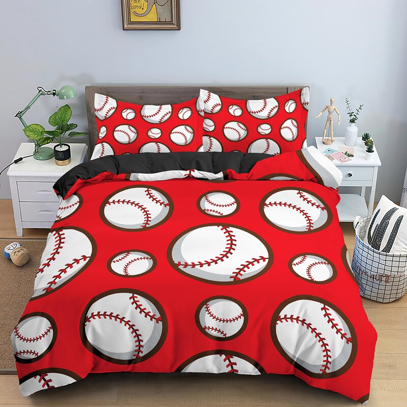 Punainen Baseball-Pussilakana