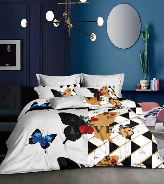 Ystävänpäivä Butterfly Pussilakana