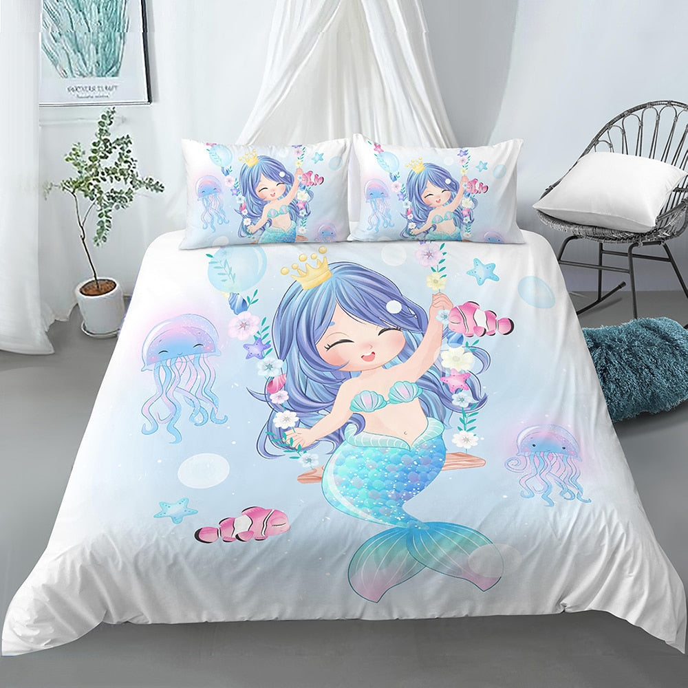 Blue Mermaid Swinging Pussilakana