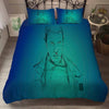 Stranger Things Blue/Green Yksitoista Pussilakanan Piirustus