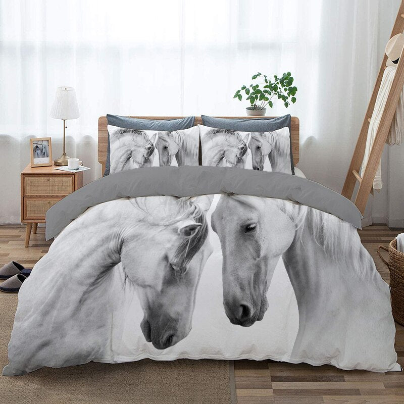 Valkoiset Hevoset Head To Head -Pussilakana