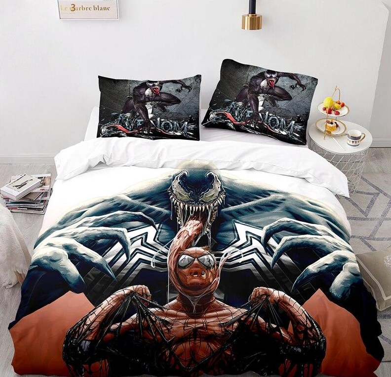 Venom Ja Spider Man Pussilakana