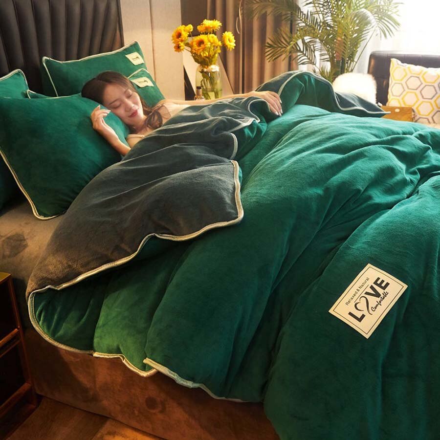 Vihreä Ja Harmaa Samettipussilakana