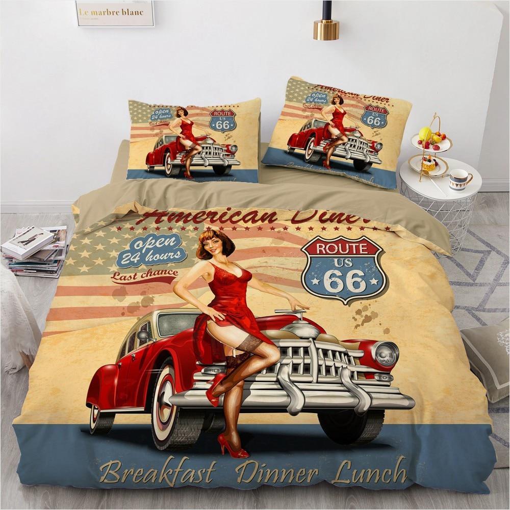 Vintage American Dream -Tyylinen Pussilakana