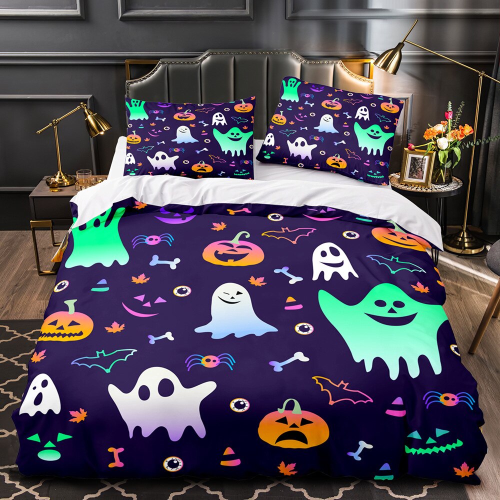 Purppura Halloween Ghost Pussilakana