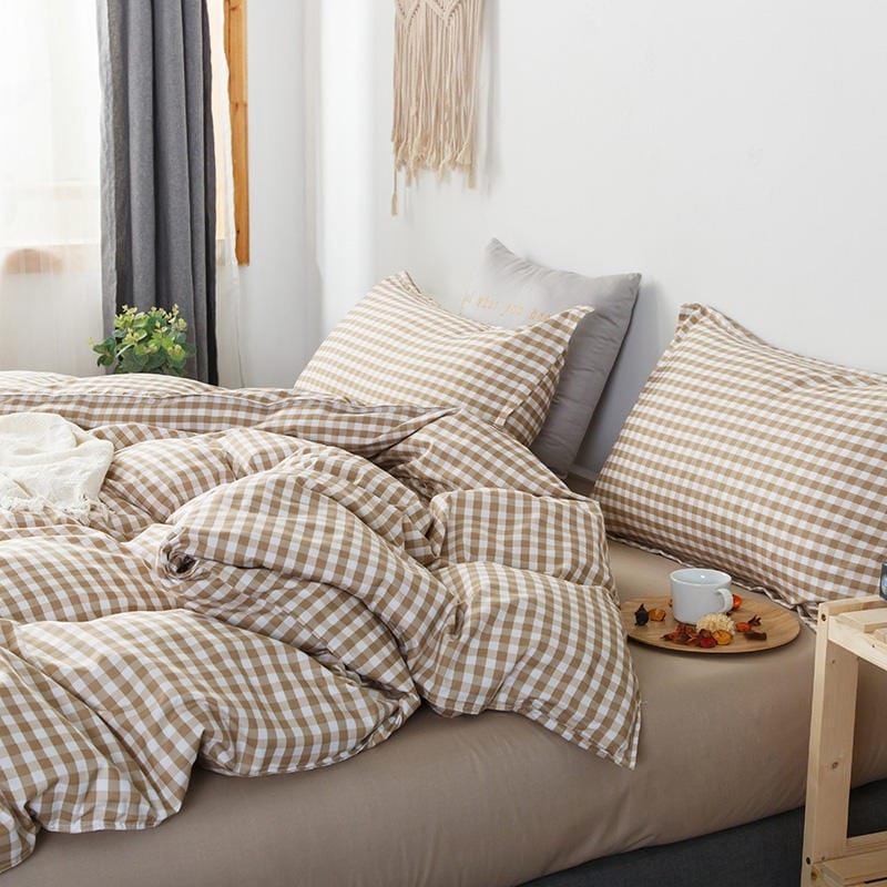 Pussilakana 220x240 Beigenruskea