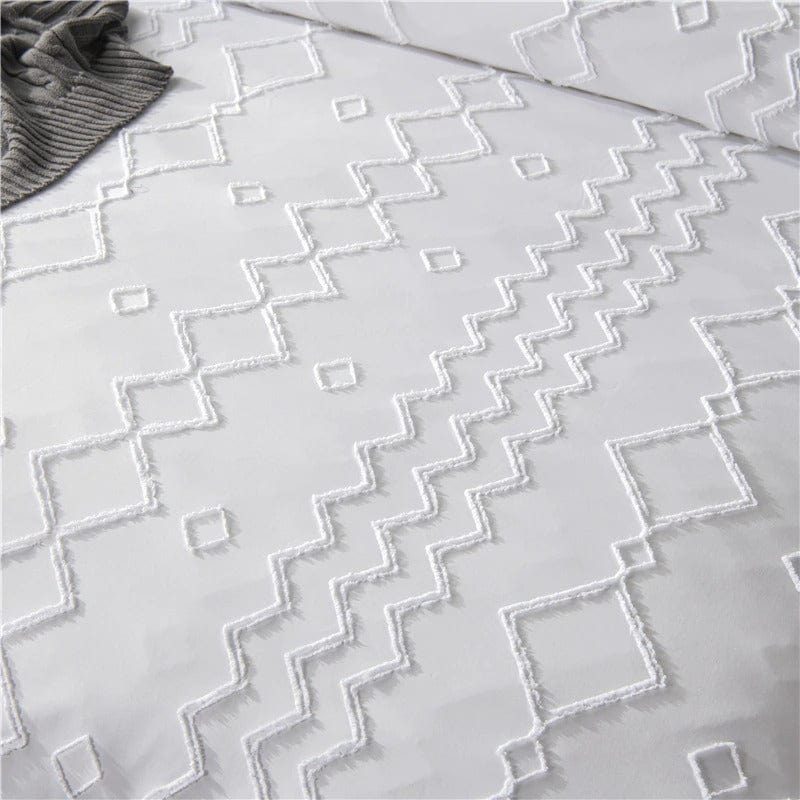 Valkoinen Kirjailtu Pussilakana