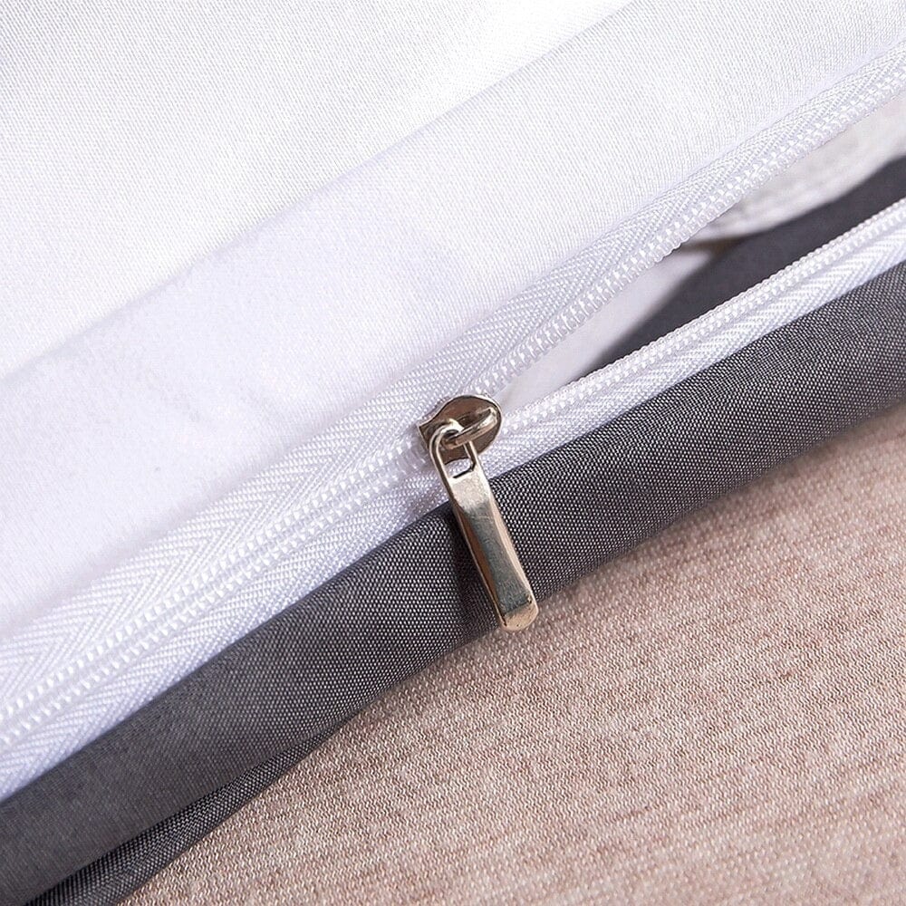 Valkoinen Harmaa Ja Valkoinen Pussilakana