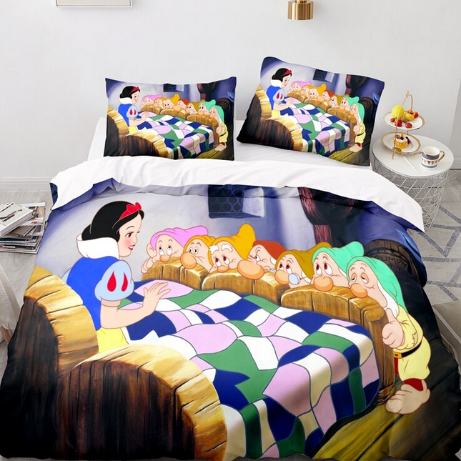 Lumikki Pussilakana Kääpiöiden Sängyssä