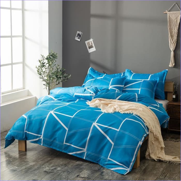 Sininen Ja Valkoinen Pussilakana