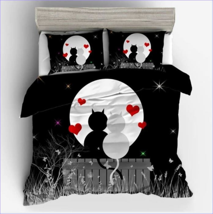 Romanttinen Kissan Pussilakana