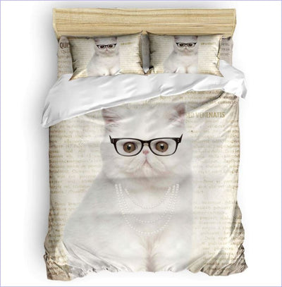 Pussilakana Kissa Ja Lasit