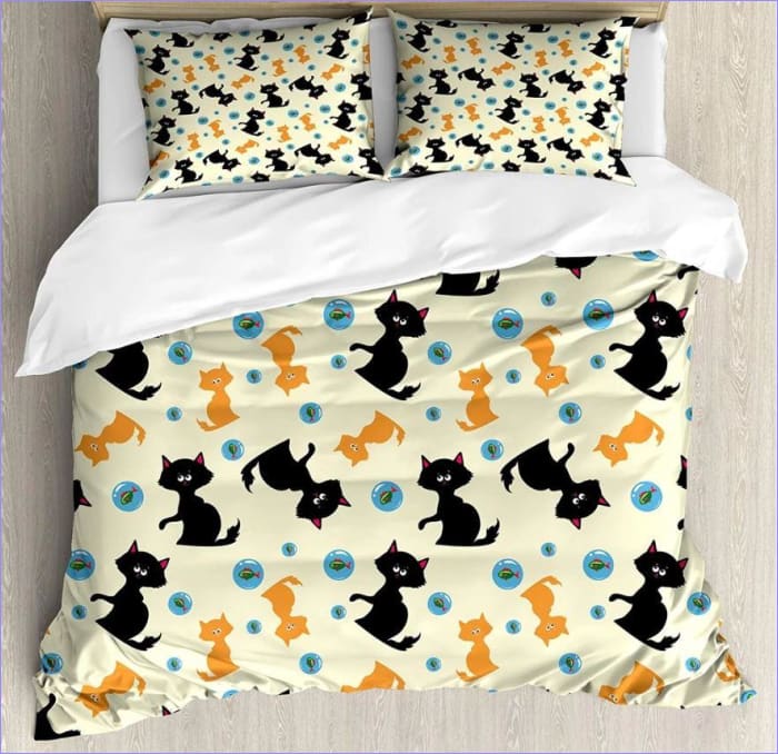 Pussilakana Kissat Ja Kalat