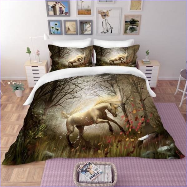 Syksyinen Metsähevonen Pussilakana