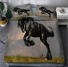 Tyylikäs Black Horse Pussilakana