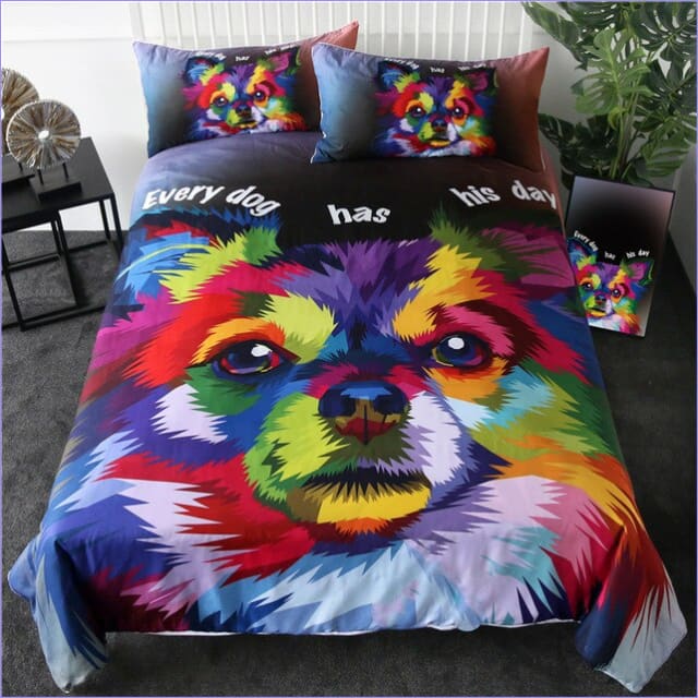 Taiteellinen Chihuahua Pussilakana