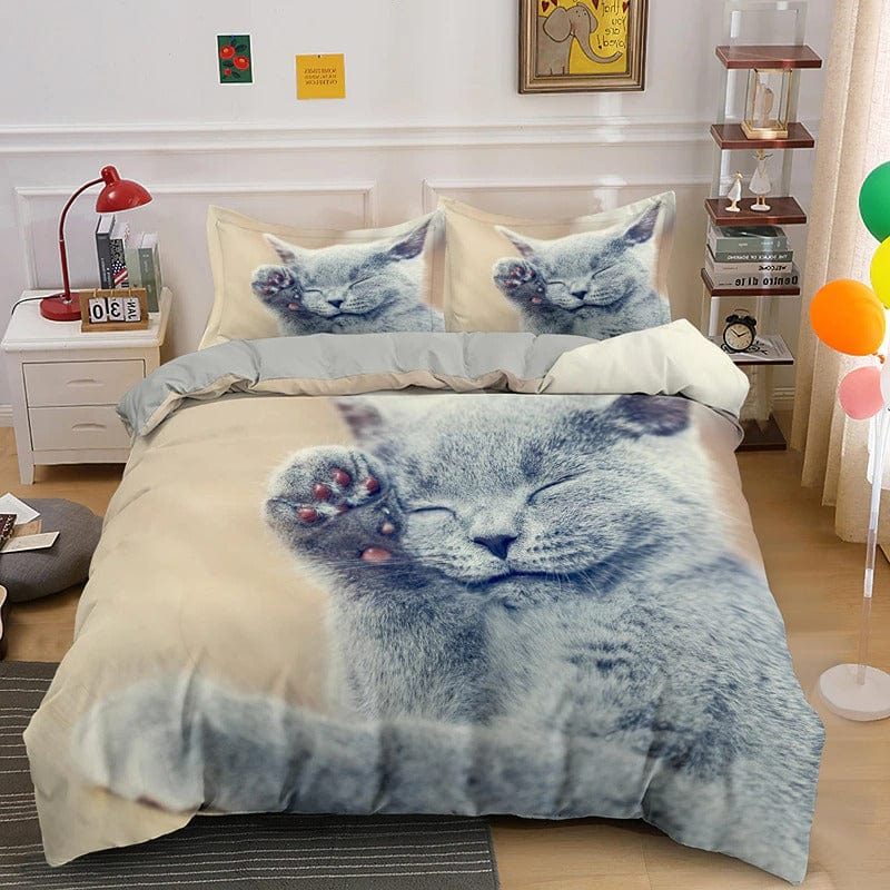 Lasten Pussilakana Harmaa Kissa