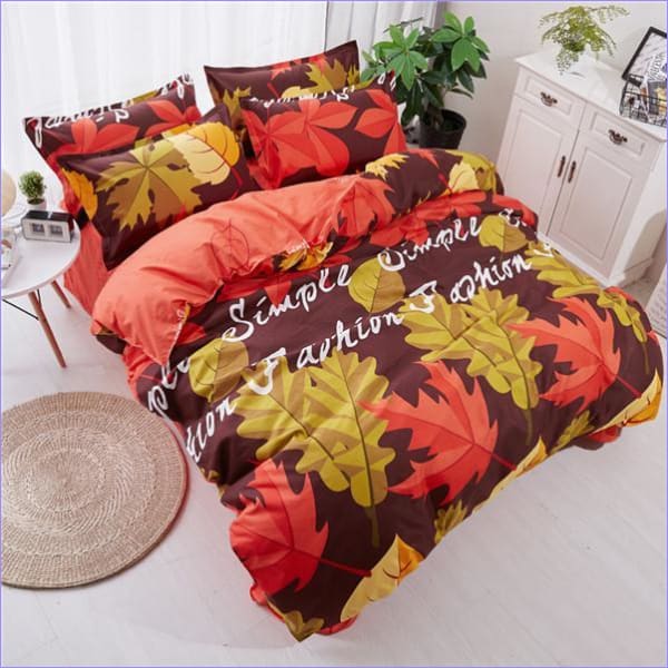 Kukallinen Pussilakana Autumn Leaves