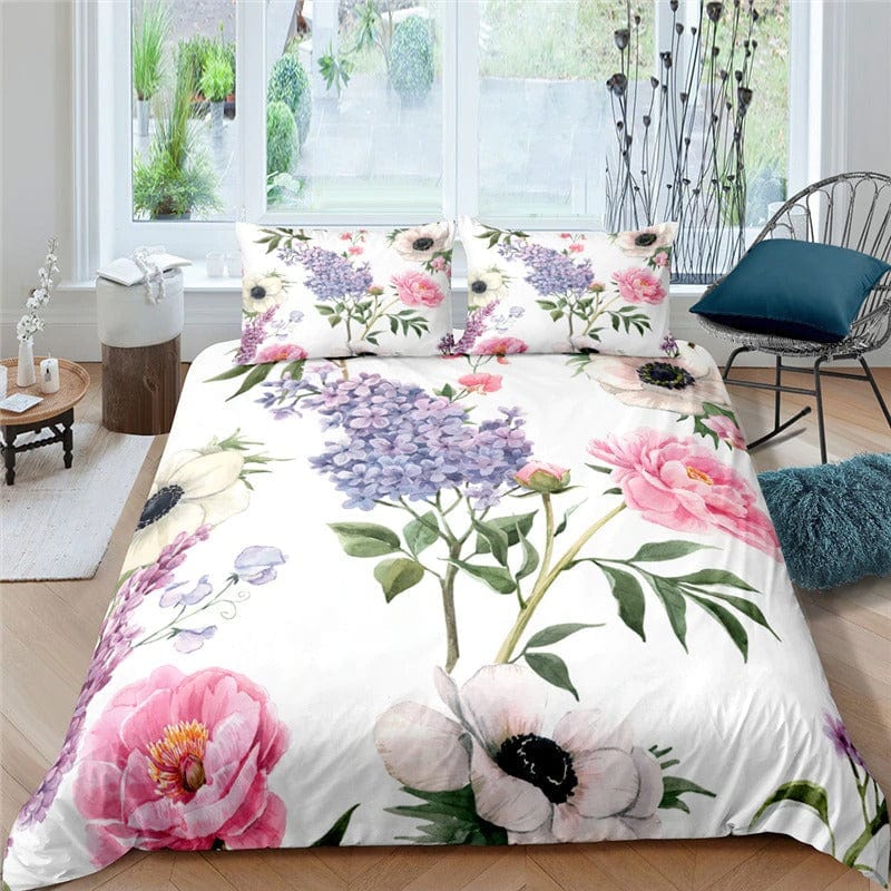 Vintage-Tyylinen Kukkainen Pussilakana