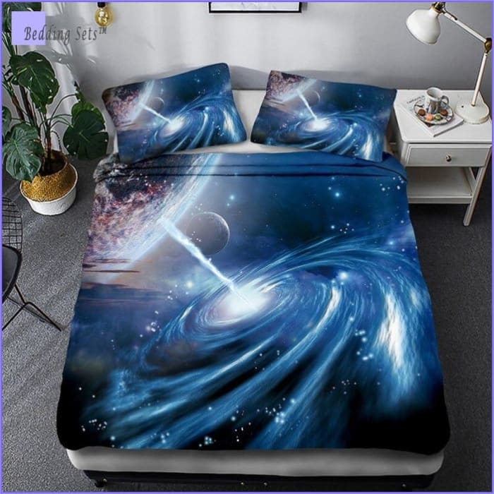 Sininen Galaxy Pussilakana