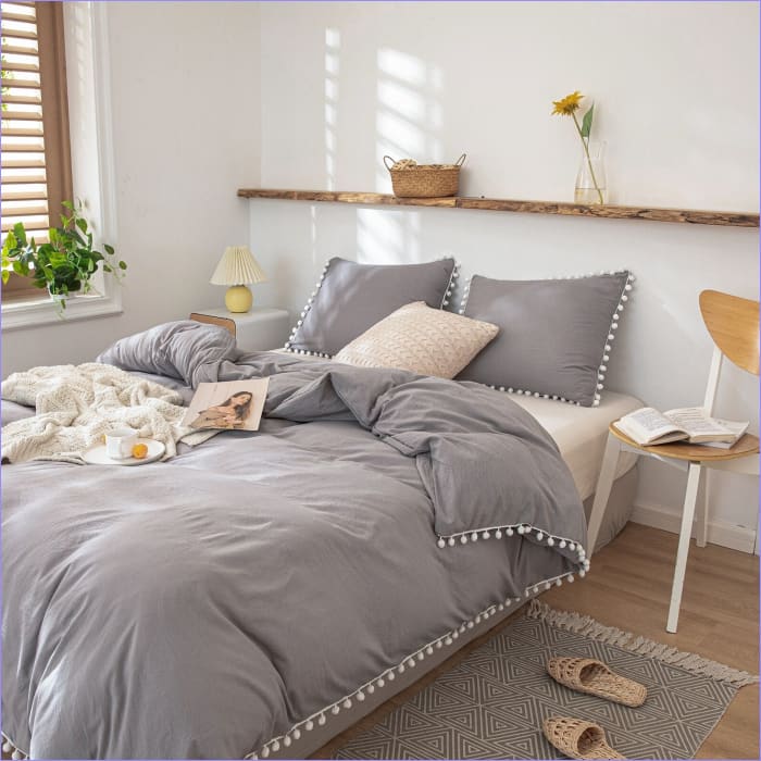 Cocooning Harmaa Pussilakana