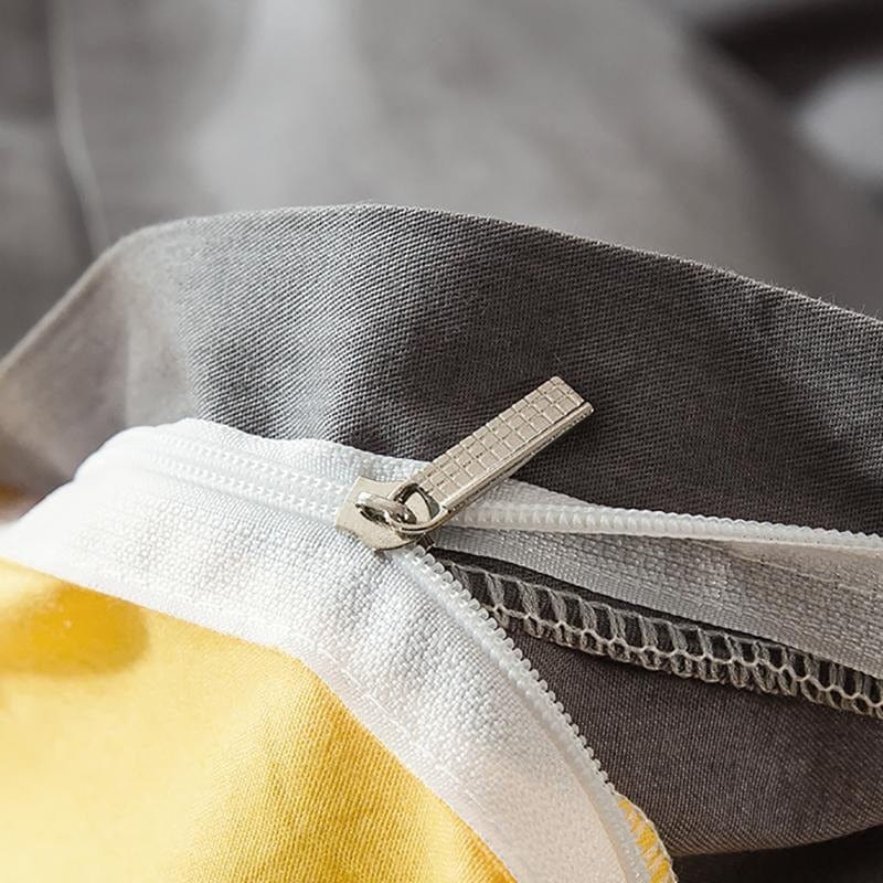 Harmaa Ja Sinapinkeltainen Pussilakana