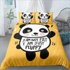 Keltainen Pussilakana Big Panda