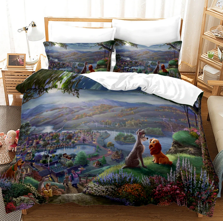 Pussilakanat Lady Ja Kulkuri Kukkulalla