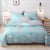 Sky Blue Rabbit Pussilakana 140x200