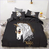 Monivärinen Unicorn Pussilakana