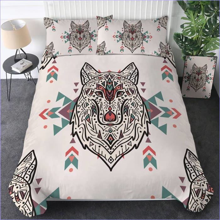 Boho Ancestral Wolf Pussilakana