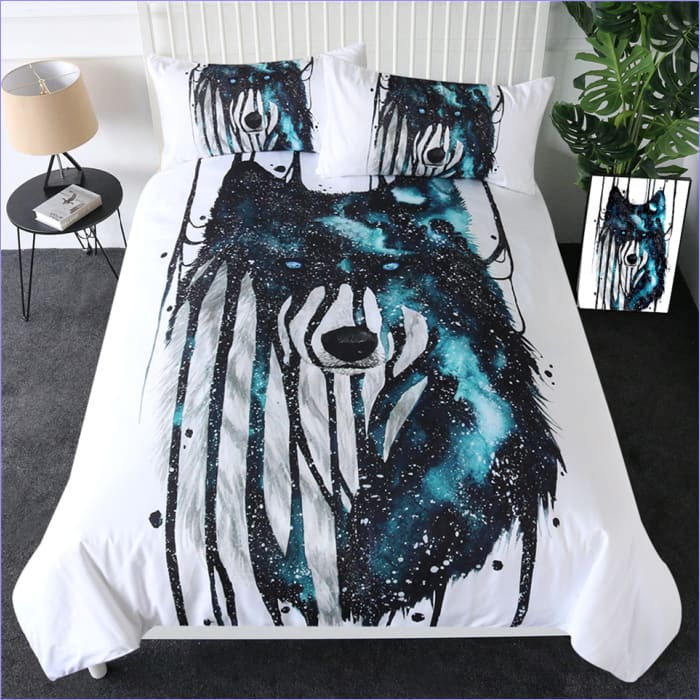 Wolf Painting Galaxy Pussilakana
