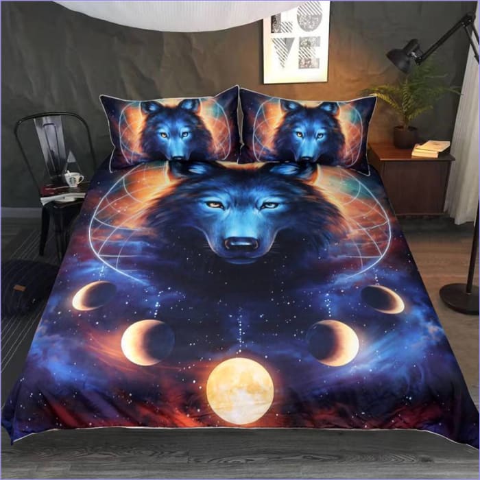 Moon Phase Wolf Pussilakana