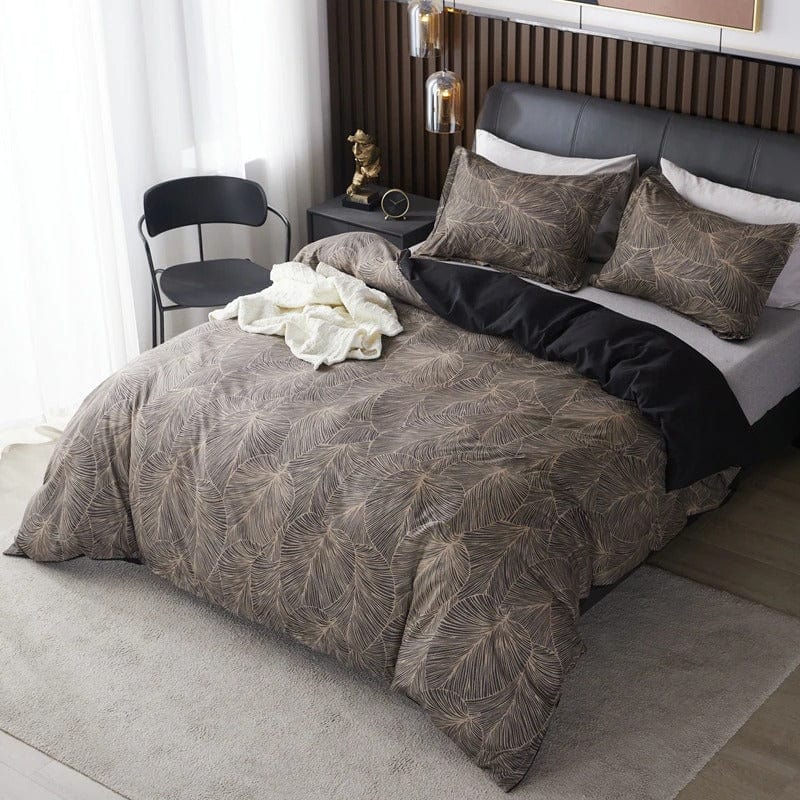 Tummanruskea Pussilakana