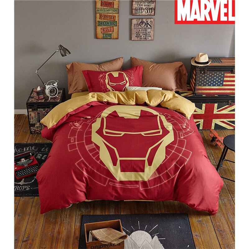 Marvel Pussilakana Iron Man Kypärä 100% Puuvillaa