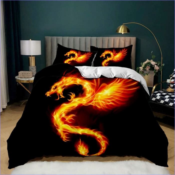 Musta Pussilakana Dragon On Fire