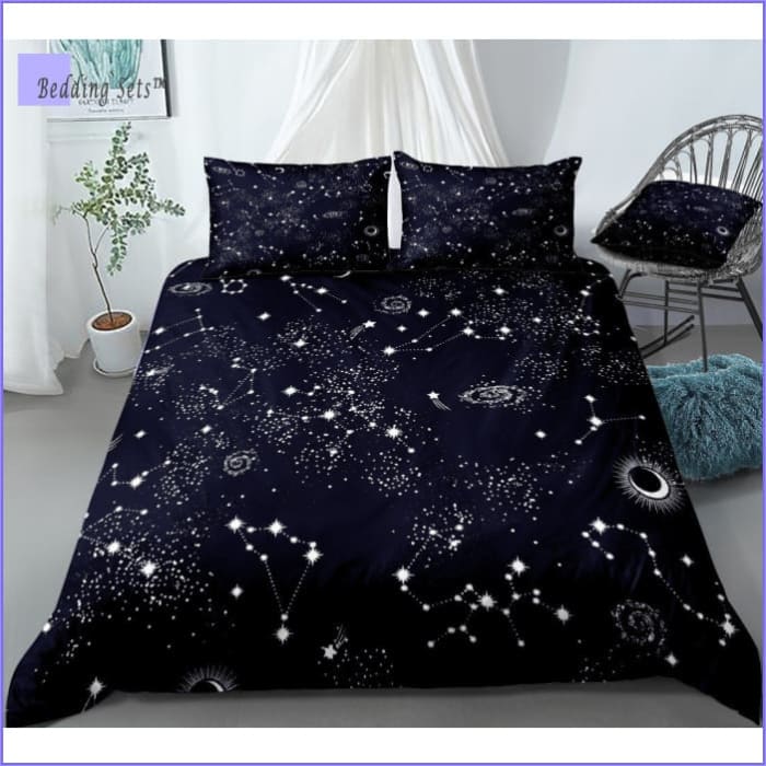 Musta Galaxy Ja Stars Pussilakana