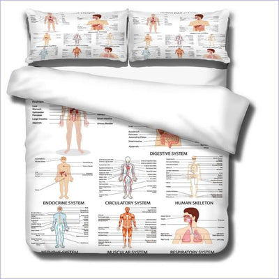 Alkuperäinen Human Anatomy Pussilakana