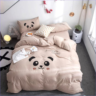 Beige Panda Pussilakana