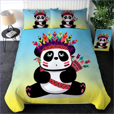 Intialainen Panda Pussilakana