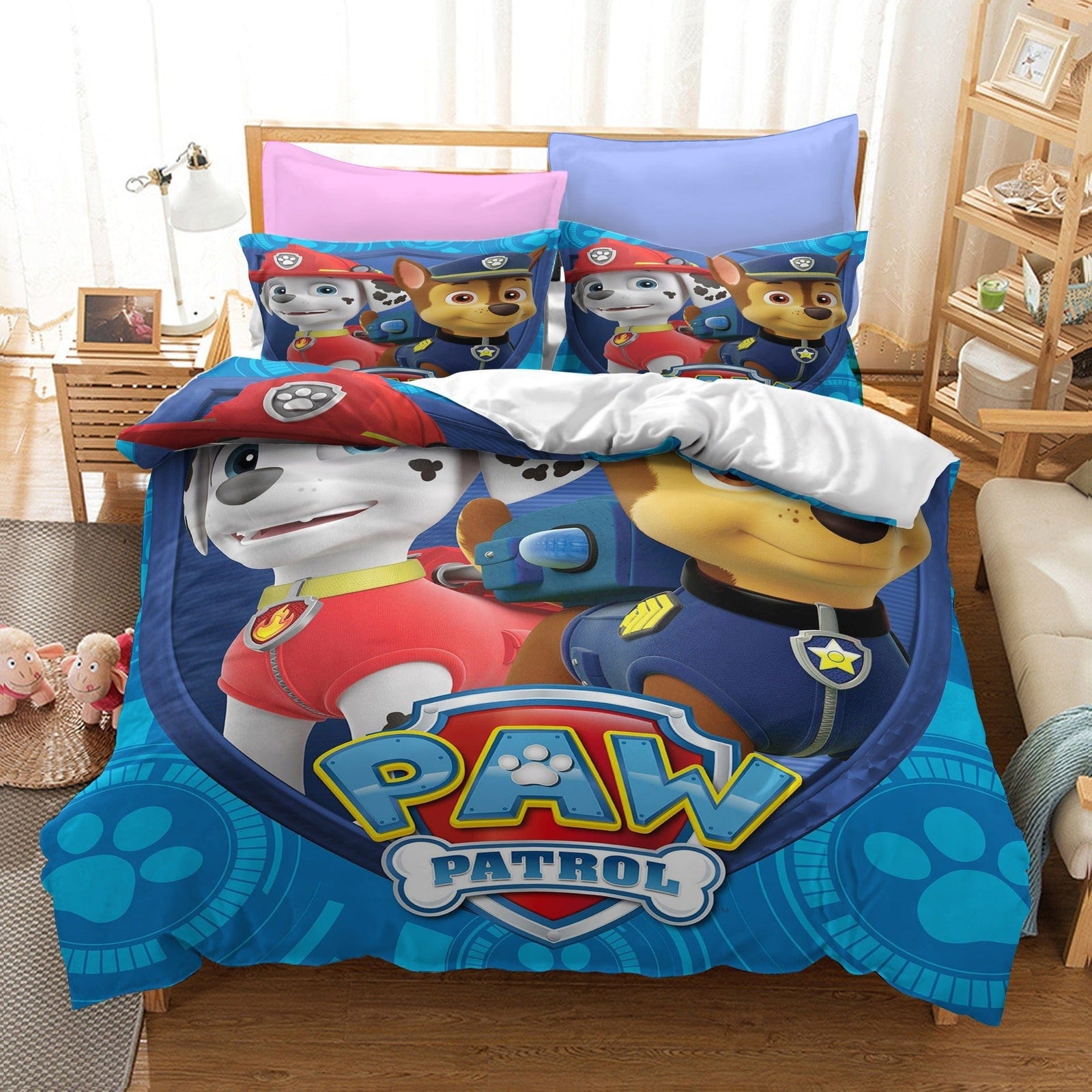 Paw Patrol Pussilakana 200x200 Puuvillaa