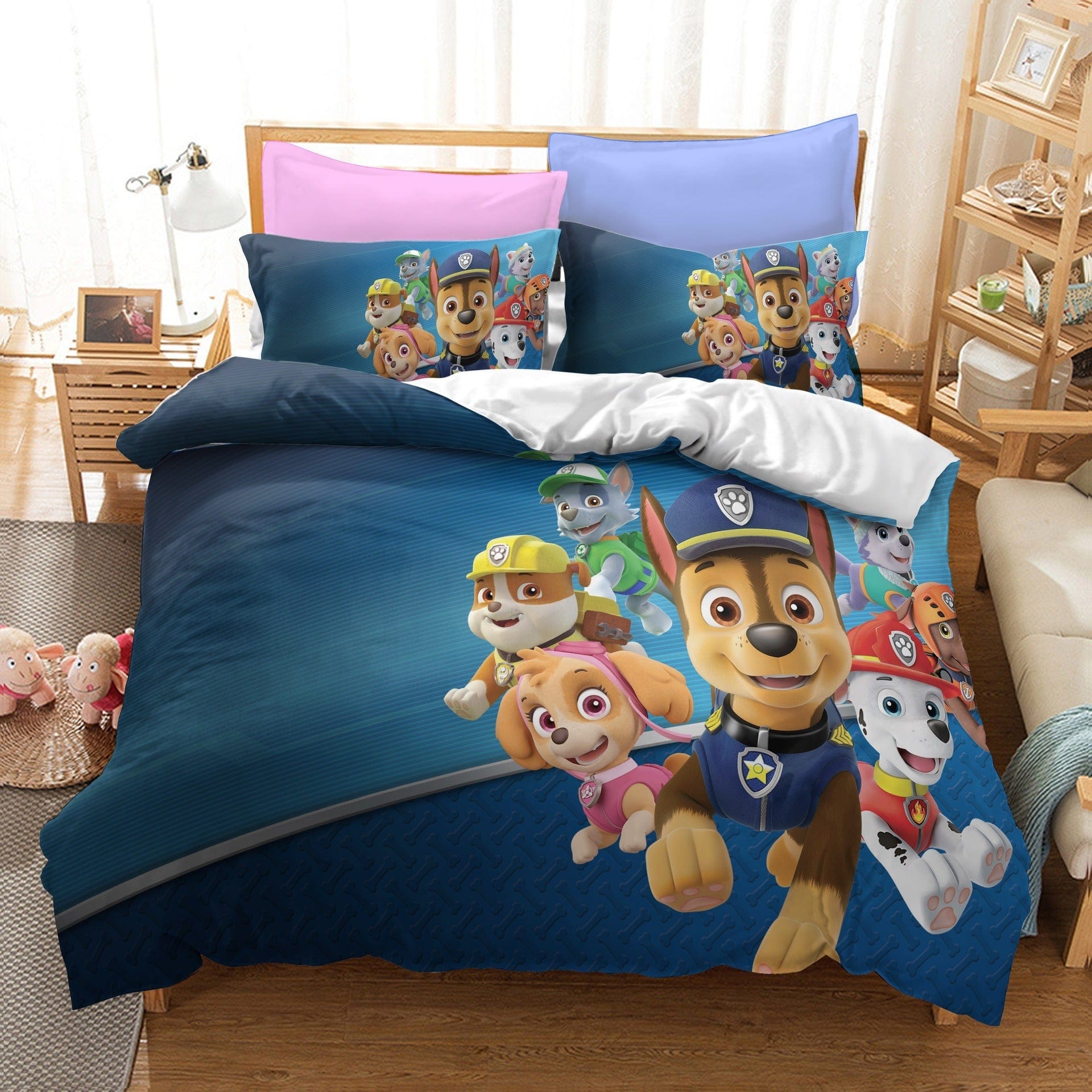 Paw Patrol -Puuvillainen Pussilakana